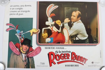 Four Original Different Who Framed Roger Rabbit Movie Film Fotobusta Posters. - 3