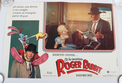 Four Original Different Who Framed Roger Rabbit Movie Film Fotobusta Posters. - 4