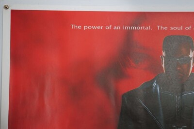 Original Blade Wesley Snipes Movie Film UK Quad Poster. - 2