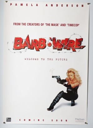 Original Barb Wire Pamela Anderson Movie Film American US One Sheet Poster.