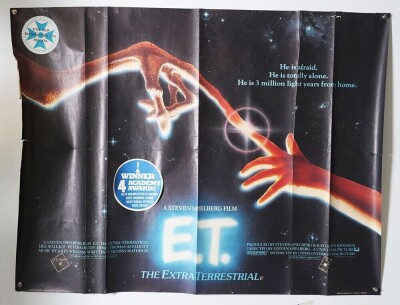 Original Scarce E.T. The Extra-Terrestrial Film Poster.