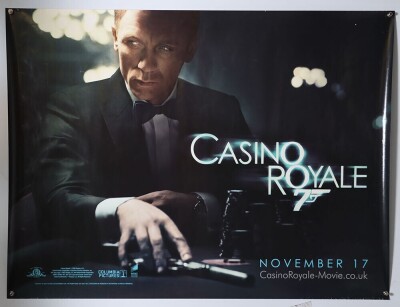 Original James Bond 007 Casino Royale 2006 Film Poster.