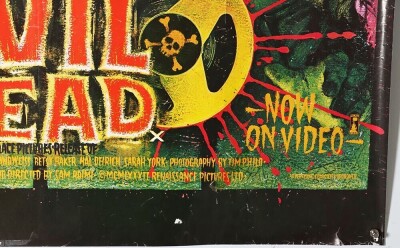 Original The Evil Dead 1981 British Quad Film Poster. - 5