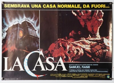 Four Original Movie Film cinema The Evil Dead La Casa Italian Fotobusta Horror Posters. - 2