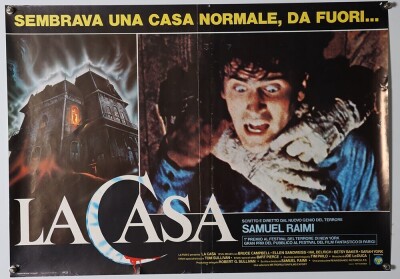 Four Original Movie Film cinema The Evil Dead La Casa Italian Fotobusta Horror Posters. - 4