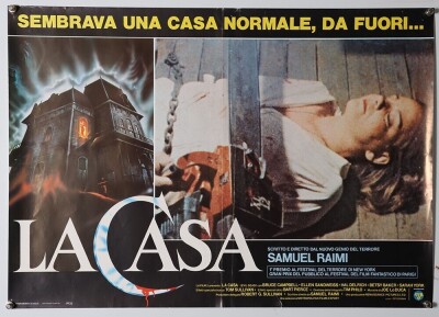 Four Original Movie Film cinema The Evil Dead La Casa Italian Fotobusta Horror Posters. - 5