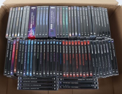 Sixty Four Doctor Who BBC Big Finish Audio CD Book sets.