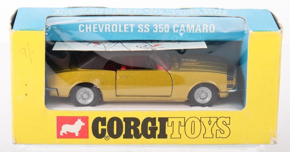 Corgi Toys 338 Chevrolet SS 350 Camaro 'Golden Jacks'