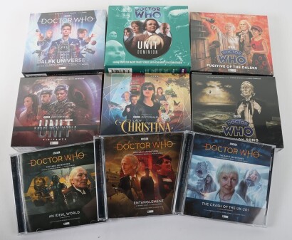 Fifty Seven Doctor Who BBC Big Finish Audio CD Book sets.