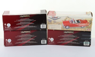 Four Die Cast 1/18 scale model cars. - 4