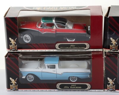 Four Road Signature Die Cast 1/18 scale model cars. - 2