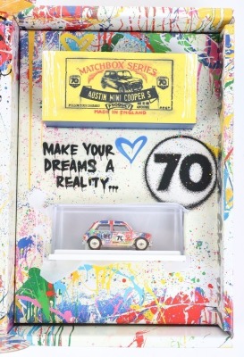 Matchbox Superfast Austin Mini Cooper S Art Is An Adventure"" - 2