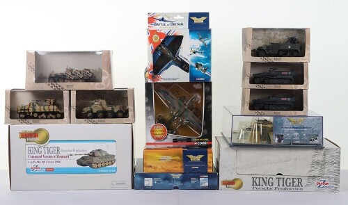Collection of Thirteen Military Models.