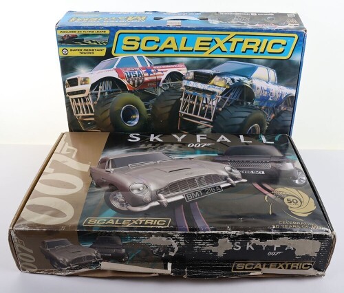 Two Hornby Scalextric Racing Car Sets boxed.