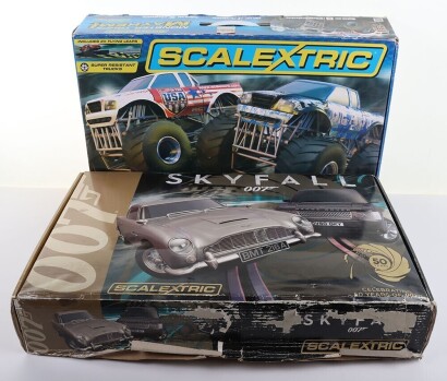 Two Hornby Scalextric Racing Car Sets boxed.