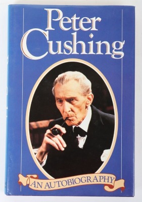 Scarce Peter Cushing An Autobiography Signed Autograph book.