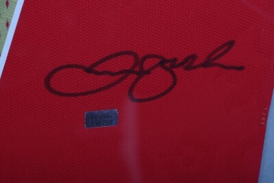 Signed Autograph England Football Shirt by David Beckham Number 7. - 3