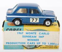 Corgi Toys 340 Sunbeam Imp 1967 Monte Carlo winner