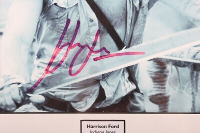 Scarce Harrison Ford signed autograph Indiana Jones Photograph with certificate of Authenticity. - 3