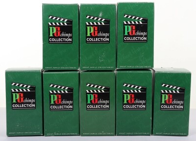 Eight Robert Harrop PG Chimps Collection Figurines boxed. - 4