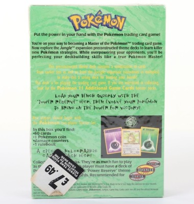 Pok&eacute;mon: A sealed Wizards of the Coast, Pokemon TCG: Power Reserve Theme Deck (Jungle). - 2