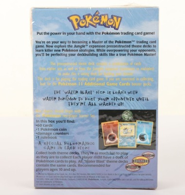 Pok&eacute;mon: A sealed Wizards of the Coast, Pokemon TCG: Water Blast Theme Deck (Jungle). - 2