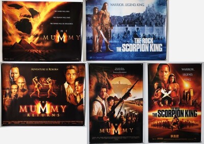 Five Original The Mummy related Movie Film cinema Posters.
