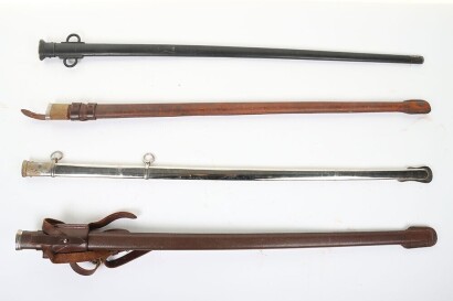4x British Sword Scabbards