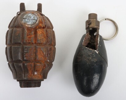 WW1 British No.23 and a No.34 Hand Grenades.