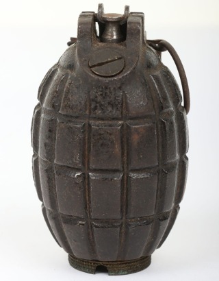 WW1 British No.5 Mills Bomb, Hand Grenade.