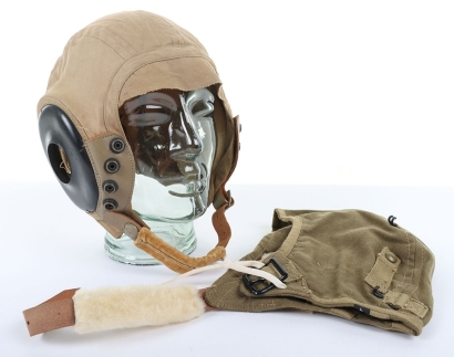 Two USAAF Summer Flying Helmets