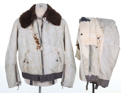 Battle Damaged Luftwaffe Winter Pattern Two Piece Flight Suit