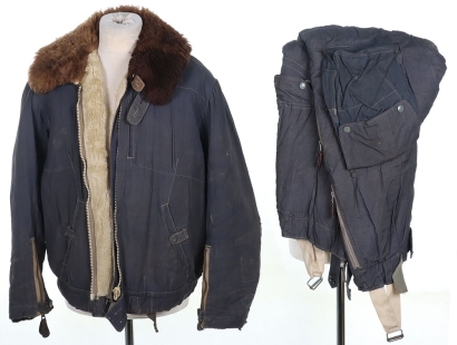 WW2 German Luftwaffe Two Piece Channel Flight Suit for Aircrews Flying Over Land