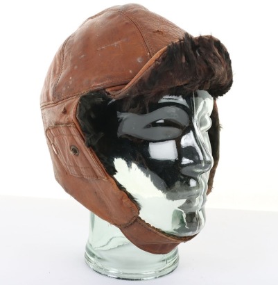 Great War Period Leather Flying Helmet