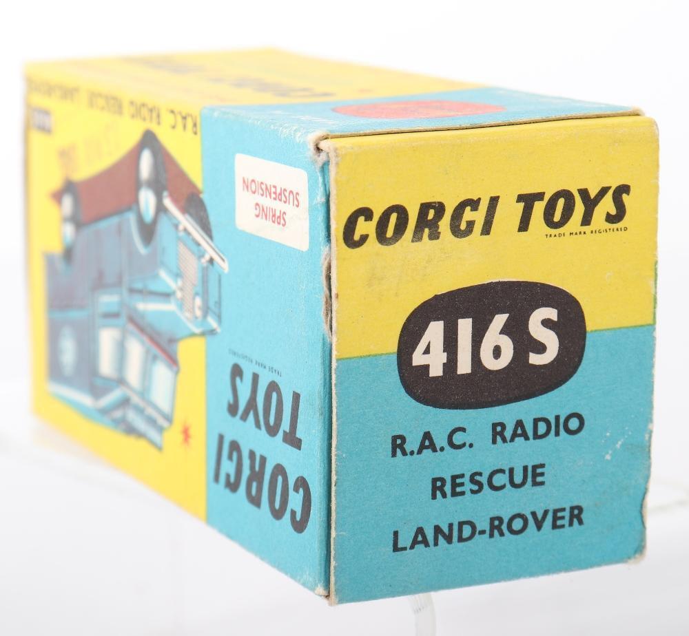 ミニカー CORGI NO.416 LAND ROVER RAC Radio Rescue Corgi Toys 416S RAC Land Rover Radio Rescue | eBay