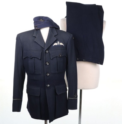WW2 Royal Australian Air Force (RAAF) Officers Service Dress Uniform, Attributed to a Casualty in 1943.