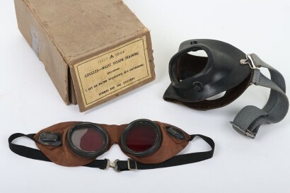 WW2 RAF Night Vision Training Goggles, Unissued and Boxed.