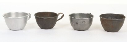 4x WW1 French Drinking Cups