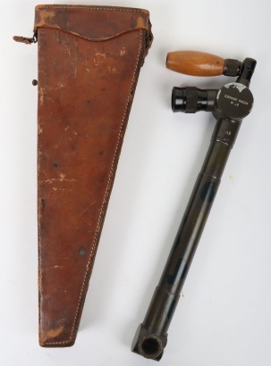 WW2 French Periscope in Leather Case.