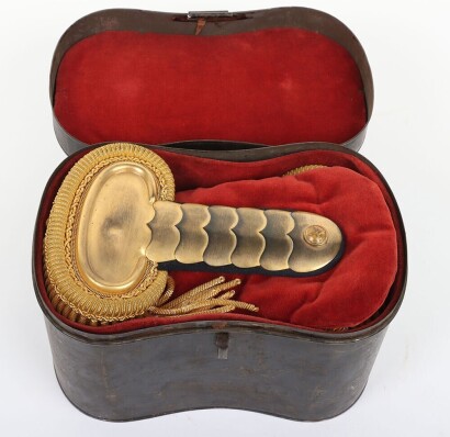 Pair of Cased French Dress Uniform Epaulettes.