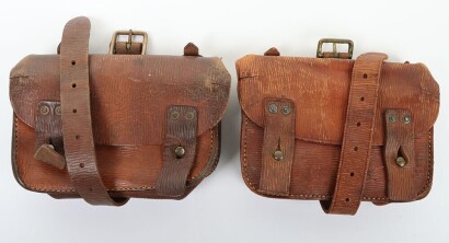 British Linesman Pouches, Pair, Similar to 1914 Pattern Webbing Equipment