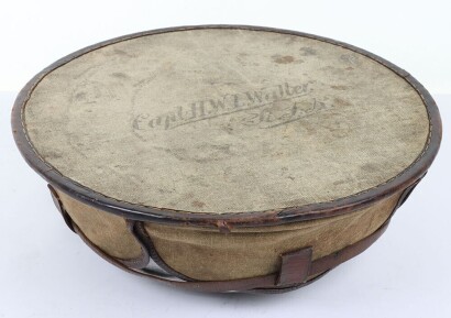WW1 British Officers Wash Bowl of Captain H W L Walter Royal Field Artillery