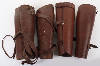 2x Pairs of Officers Gaiters of WW1 Period