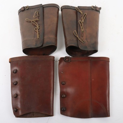 Boer War Leather Gaiters
