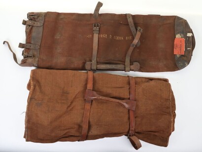 Valise of Sir George D Clerk Bart