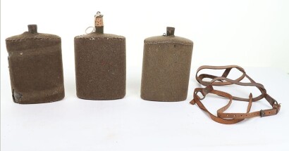 3x British 1903 Pattern Water Bottles