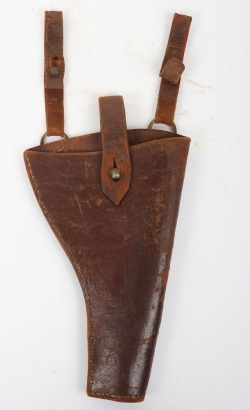 WW1 British 1903 Open Top Leather Drop Holster.