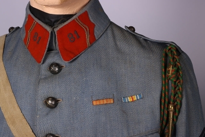 WW1 French Artillery Full Uniform Display - 2