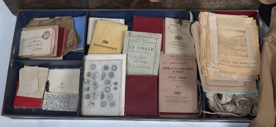 Purvis Collection - Uniform, Equipment and Paperwork Grouping of Robert Walter Purvis, Imperial Yeomanry and 4th Hussars in Tin Trunk - 2