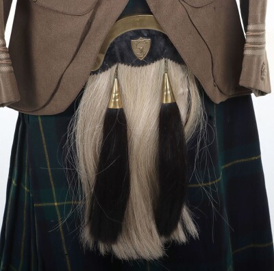 Purvis Collection - Uniform Ensemble of Major Robert Walter Purvis 3rd Battalion Gordon Highlanders - 4